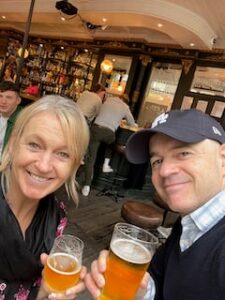 Jack & Jill having a pint